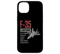 Avión de combate furtivo estadounidense F35 lightning Carcasa para iPhone 14 Plus