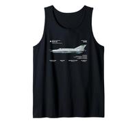 Avión de combate MiG-21 - Diseño de aviones soviéticos de la Guerra Fría Camiseta sin Mangas