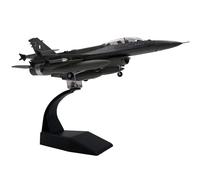 Avión de F16 de Aleación a Escala 1/72, Modelo de Fundición a Presión con Soporte de Exhibición, Modelo de Avión Retro de Recuerdo para Estant