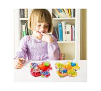 Avión de juguete rojo para niño, pequeño avión de juguete, juguete giratorio de 360 grados, aspecto