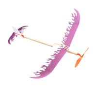Avión de la banda de goma - Juguetes de avión | Helicóptero de goma de | Proyecto educativo de plano para la recompensa de premios | Aviones creativos de madera para niños Factor de cumpleaños de