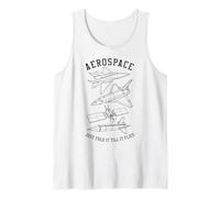 Avión de Papel de ingeniería Divertido Ingeniero aeroespacial Doblarlo Camiseta sin Mangas