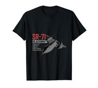 Avión de reconocimiento americano SR71 Blackbird Camiseta