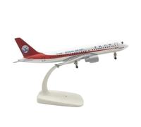 Avión De Recuerdo De Metal A319 De 20 Cm Escala 1/400 con Soporte Ideal para Entusiastas De La Aviación Aficionados Militares