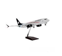 Avión de Resina fundida a presión 737MAX a Escala 1/142 Modelo Juguete para entusiastas la aviación Juego de Pasatiempos en Miniatura(Non-Lighted)