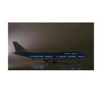 Avión de Resina fundida a presión Modelo 47cm Escala 1/157 para B747 con cinturón y Rueda Ligera para exhibición Juego de Pasatiempos en Miniatura(with Lights)
