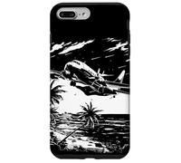 Avión Dibujo Piloto Lecciones de vuelo Carcasa para iPhone 7 Plus/8 Plus