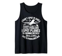 Avión Entusiasta de Planespotting Cómo avistar Poco avión Camiseta sin Mangas