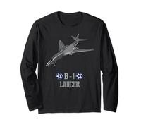 Avión estratégico Militar Estadounidense B1 Lancer Manga Larga
