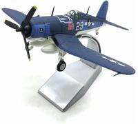 Avión exhibición Escala 1:100 la Marina los EE UU F4U avión clásico Segunda Guerra Mundial para modelismo Militar colección Aviones simulados Recuerdo Ideal para Regalar