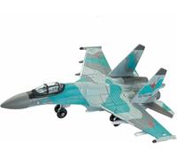 Avión exhibición Escala 1:72 para Caza Su-35 ABS simulación terminada avión estática maqueta Adorno para área recepción Ideal para Regalar