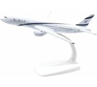 Avión exhibición Escala 16 cm 1:400 Boeing B777 Israel avión Metal Fundido presión colección Modelos Recuerdo Ideal para Regalar