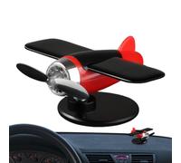 Avión Giratorio con Energía Solar,Modelo Decorativo De Helicóptero Solar Giratorio | Figura para Salpicadero Operada por Luz Solar en Estantería o Escritorio de Interior