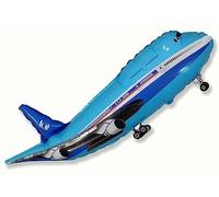 Avión globo 26 "lámina globo - azul