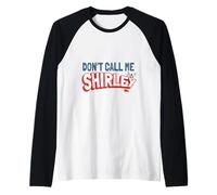 Avión! Leslie Nielsen No me llames Shirley Cita Camiseta Manga Raglan