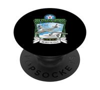 Avión Militar Estadounidense B-52 Stratofortress PopSockets PopGrip Adhesivo