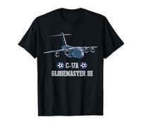 Avión Militar Estadounidense C17A de Transporte Pesado Camiseta