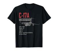 Avión Militar Estadounidense C17A de Transporte Pesado Camiseta