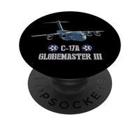 Avión Militar Estadounidense C17A de Transporte Pesado PopSockets PopGrip Adhesivo