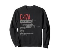 Avión militar estadounidense C17A de transporte pesado Sudadera