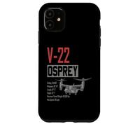 Avión Militar Estadounidense V/STOL V22 Osprey Carcasa para iPhone 11