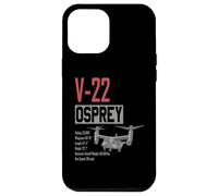 Avión Militar Estadounidense V/STOL V22 Osprey Carcasa para iPhone 12 Pro MAX