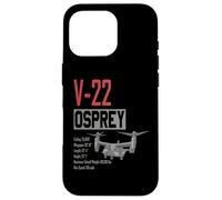 Avión Militar Estadounidense V/STOL V22 Osprey Carcasa para iPhone 16 Pro