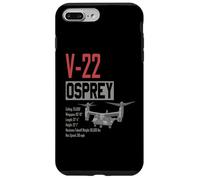 Avión Militar Estadounidense V/STOL V22 Osprey Carcasa para iPhone 7 Plus/8 Plus