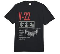 Avión Militar Estadounidense V/STOL V22 Osprey Comfort Colors Adult Heavyweight T-Shirt