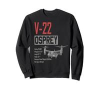 Avión Militar Estadounidense V/STOL V22 Osprey Sudadera