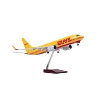AvióN Miniatura Modelo De Avión De Resina Fundida A Presión B737 A Escala 1:85 con Tren De Aterrizaje De Base para Colección para Principiantes