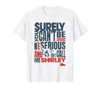 Avión! No me llames Shirley Leslie Nielsen Cita Camiseta