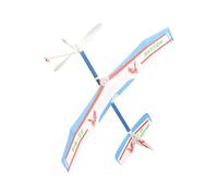 Avión planeador volador - Avión con elástico de 50 cm, kit educativo para ciencia del vuelo | Avión de carga elástica para niños, adolescentes, estudiantes, patio al aire libre, juegos de jardín, att