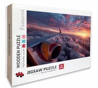 AvióN Puzzle de 5000 Piezas para Adultos, Puzzle Madera con Caja 156x105cm, Rompecabezas Adultos de Alta Dificultad, Juego de Rompecabezas, Pasatiempo Creativo, Regalos de Verano, (Sunset) W-8943