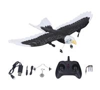 Avión RC de 2 canales con planeo y vuelo circular, avión de control remoto de espuma EPP de material duradero con opciones de despegue desde tierra