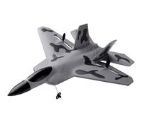 Avión RC VEVOR, avión de control remoto de 2 canales de 2,4 GHZ con estabilizador giroscópico de 6 ejes, avión de combate listo para volar, juguete con 2 baterías, planeador RC fácil de volar para adu