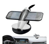 Avión Rotativo Solar De Energía Solar - Decoración De Tablero Ecológico Para Coche | Avión Solar | Figura De Mesa Que Funciona Al Sol Para Oficina Casa Estandarte Interior