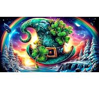 Avión-sobre-Globo-Digital Puzzle de 1000 Piezas para niños de 12 años Juegos de Puzzles estimulantes 38x26cm/1000pcs