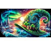 Avión-sobre-Globo-Digital Puzzle de 1000 Piezas para niños de 12 años Juegos estimulantes y mentales Decoración 38x26cm/1000pcs