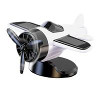Avión Solar para salpicadero de Coche - Solar para salpicadero de Coche | Patrón de Carreras Giratorio Ventilador Vehículos a la Deriva Decoración Interior para Hombres Mujeres Niños Objetos d