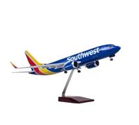 avión teledirigido For 1/85 Scale Model Airplane Toy 47cm Airplane Model 737-700 B737-700 Southwest Airlines W Light and Wheel Die Cast Modelo a Escala(Withlight)