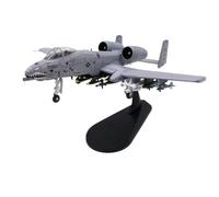 avión teledirigido Modelo a Escala 1/100 del avión de Combate de Ataque A10 A-10A de la Fuerza Aérea de los Estados Unidos, Modelo de Juguete de colección. Modelo a Escala