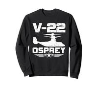 Avión V-22 Multi-Misión de Rotor Inclinable Desgastado Sudadera
