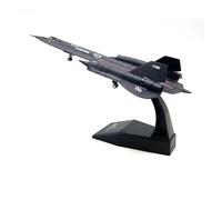 Aviones a escala de exhibición Avión de reconocimiento SR-71 Blackbird de la Fuerza Aérea de EE. UU., escala 1/144, modelo de avión de aleación fundida a presión, regalo for fiestas. Apto para dar reg