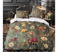 Aviones antiguos Funda de Edredón Estampado 3D Juego de 3 Piezas de poliéster Cierre de Cremallera Oculta con Fundas de Almohada Suave Vector plano Funda Edredon for Adultos Double（200x200cm）