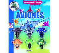 Aviones (Colorea y juega)