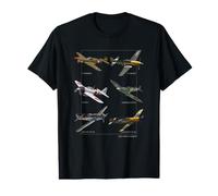 Aviones de Combate de la WW2 Camiseta gráfica económica