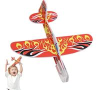 Aviones de espuma para niños, planos de planeador de espuma para niños - Conjunto de 10 aviones de planeador para niños | Plano de juguete liviano de espuma para la canasta de Pascua de cumpleaños Pla