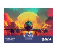 Aviones de pasajeros Puzzle Imposible,desafío para Adultos Juego EduGatoivo 1000 Piezas Obra De Arte De Juego De para Adultos Y Niños Mayores De 12 Años 70x50cm/1000pcs