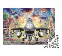 Aviones futuristas Pueblo fantasía Rompecabezas 1000 Piezas Aviones futuristas Volando Estético Desafiante Desafío Duro Imposible Juguete Educativo Regalo Adultos